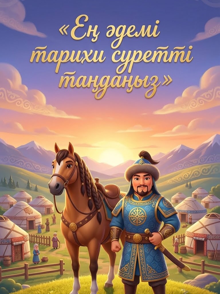 Ең әдемі тарихи суреттерді таңдаңыз.